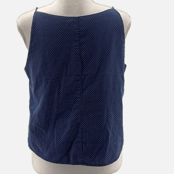 Anthropologie Corey Lynn Calter Embroidered Cropped Top in Blue - Size Small - Picture 3 of 6